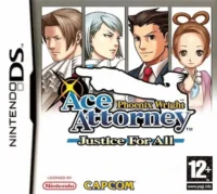 《PhoenixWright: Ace Attorney - Justice for All》DS版封面
