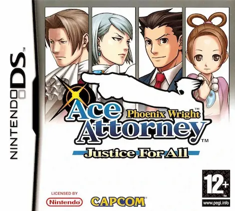 《PhoenixWright: Ace Attorney - Justice for All》DS版封面