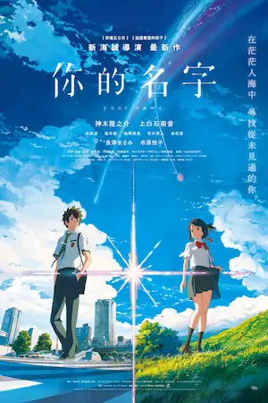動畫電影《你的名字》宣傳海報