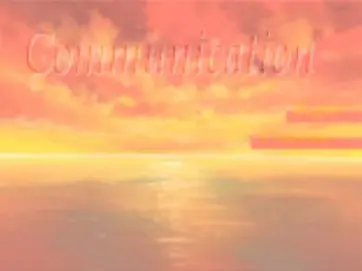 電玩遊戲《Communication》標題畫面