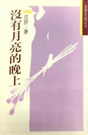 亦舒《沒有月亮的晚上》林白出版封面